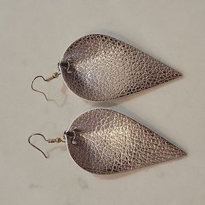Silver earrings